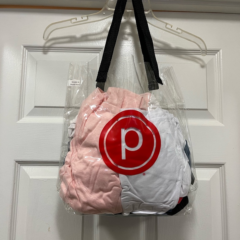 Clear Circle P Tote Bag!